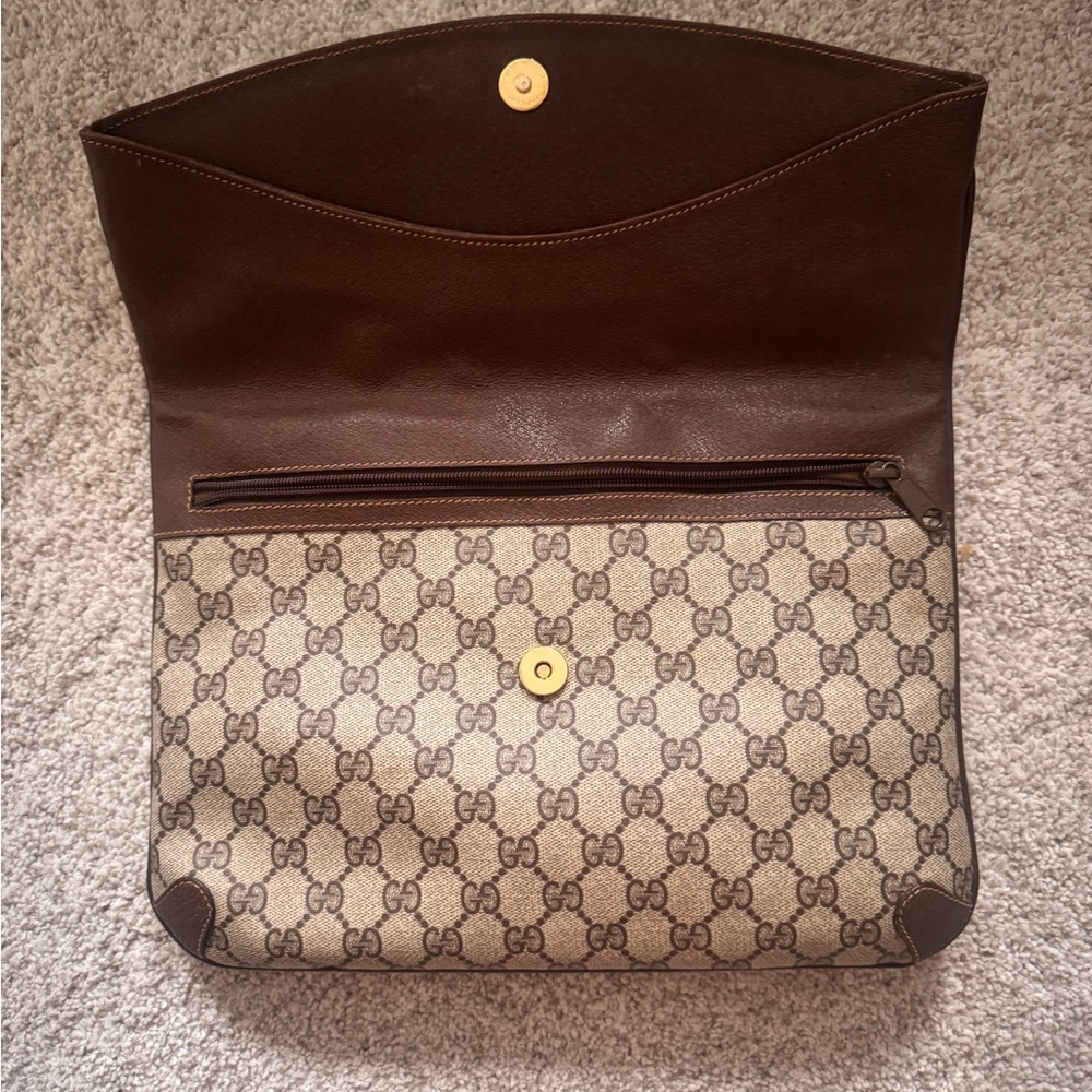 GUCCI vintage monogram clutch - Picture 3 of 5